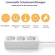 Helos-Steckdosenleiste 3x Schutzkontakt, weiss, ohne Schalter, Eigenschaften 3