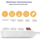 Helos® Steckdosenleiste 3-fach mit Schalter weiss Eigenschaften 3