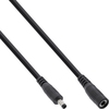 DC Verlängerungskabel, DC Stecker auf DC Buchse,  4,0 x 1,7mm x 9mm, AWG24, 24 Watt, 2m InLine 26802C