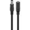DC-Verlängerungskabel 5,5mm x 2,5mm, Schwarz, 3m Goobay 71401