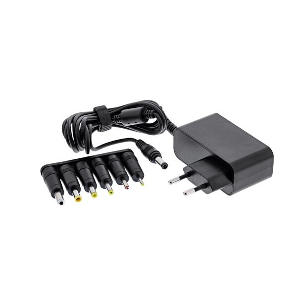 Universal Steckernetzteil, 12V / 24W mit 6 Wechselstecker InLine 26608M