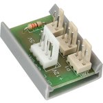 L&uuml;fteradapter-Platine, 4 PIN an 2x 3pol L&uuml;fter + LED Anschluss InLine® 33008B