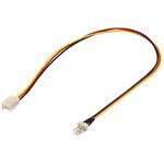 Geh&auml;usel&uuml;fter Verl&auml;ngerungskabel , 3 Pol Molex Stecker/Buchse, Tachosignal, 0,6m rmLine® 8163