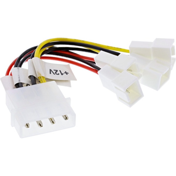 InLine® Lüfter Adapterkabel, 2x 12V und 2x 5V, für 4 Lüfter InLine 33005B