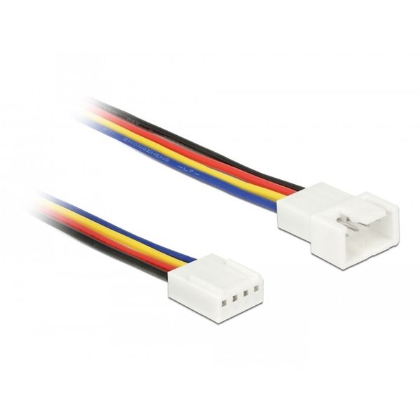 Verlängerungskabel PWM Lüfteranschluss 4 Pin 10 cm Delock 85360