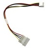 Stromkabel Molex 4 Pol Stecker  auf Floppystecker 20cm