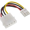 PC Stromadapter, Floppy Stecker auf 4 pol Molex Buchse InLine 26623A