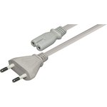 Euro Netzkabel Grau 1,5m rmLine 6039