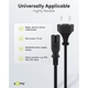 Goobay® Euro Netzkabel schwarz Bild 4