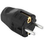 Bachmann Schutzkontaktstecker Schwarz Kunststoff Bachmann 