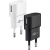 USB-Ladegerät 1 A (5W) schwarz kompaktes USB-Netzteil mit 1xUSB Anschluss Goobay 44947