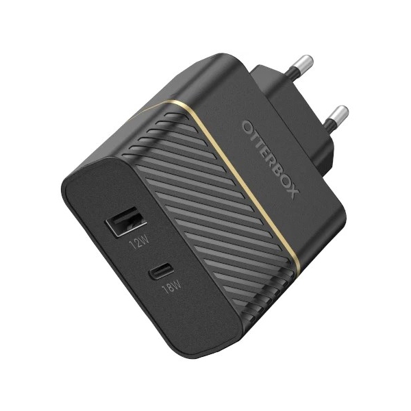 OtterBox Ladegerät 30W USB-C und USB-A schwarz, PowerDelivery 3.0 OtterBox 78-52723