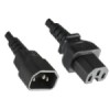 Warmgerätekabel C14 auf C15, VDE , 2m