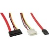 SATA Anschlusskabel, Molex Stromanschluss + Datenanschluss, 1m
