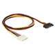 Bild 1 - Delock Stromkabel SATA 15 Pin Buchse > 4 Pin Buchse 100 cm