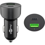 Dual-USB Auto Schnellladegerät USB-C™ PD (Power Delivery) bis 48 Watt 12V/24V