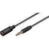 3,5mm Klingenverlängerung, 4 polig, Schwarz, für Ipad, iPhone,Ipod, 1m