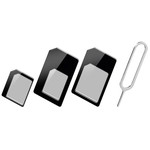 SIM-Kartenadapter Set<br>für Nano SIM, Micro SIM und SIM-Format Goobay 43929