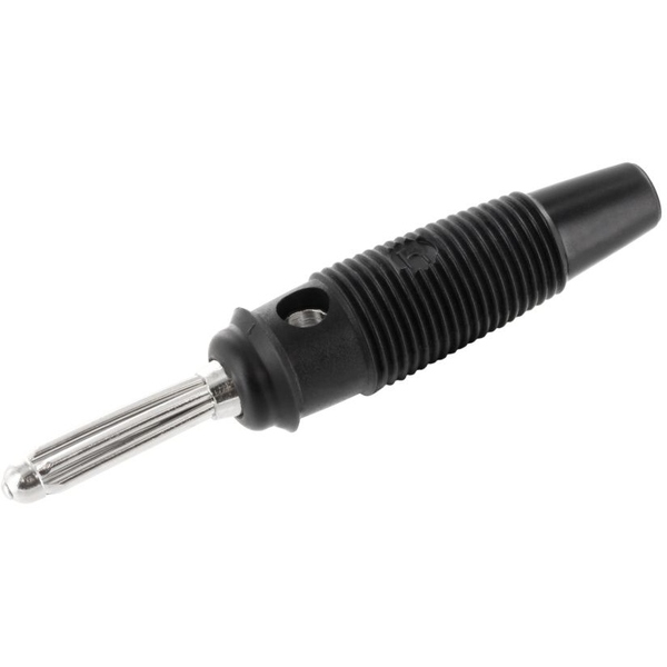 Büschelstecker BüLA 30 K Schwarz HIRSCHMANN 