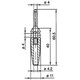 Hirschmann Büschelstecker BÜLA 30K Zeichnung