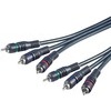 HQ Audio-Video Cinchkabel (RCA) schwarz geschirmt 10m
