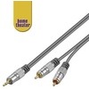 Audiokabel 3,5mm Klinke auf 2x Cinch Stecker, 10m