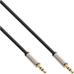 Slim 3,5mm Klinkenkabel, super dünn, flexibel, Metallgehäuse, Stereo, 0,5m