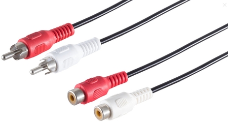 Basic Stereo Cinch Verlängerung 1,5m