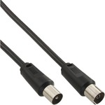 Basic Antennenkabel, >75dB, Schwarz, 1,5m