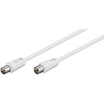Basic Antennenkabel, 70db, Weiss, 50cm