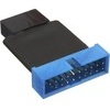 Adapter von USB 2.0 Pfostenfeld auf USB 3.0 Pfostenfeld InLine 33449K