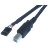 rmLine® USB B Stecker auf USB 4pol Buchsenleiste, AWG20 Stromlitzen, 60cm