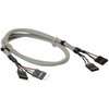 rmLine® internes USB Verlängerungskabel 5 Pol mit aufgelegtem Schirm 20cm