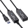 USB 3.2 Gen.1 Aktiv-Verlängerung, 5 Gbit/s USB-A Stecker an USB-C Buchse, 10m Inline 35655B