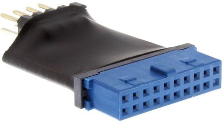 Mini-USB 3.0 Platine von USB 3.0 Header auf USB 2.0 PIN Header InLine 33449L