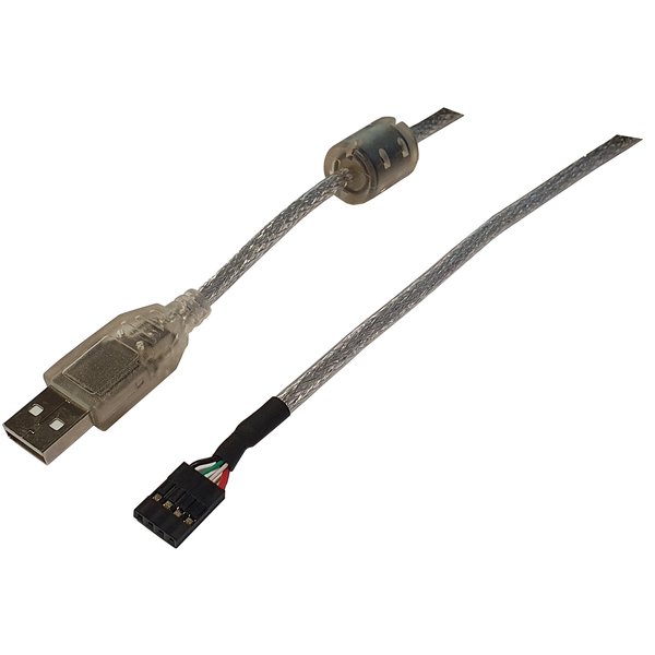 rmLine® USB Adapterkabel A Stecker auf Pfostenbuchse mit Ferrit 3m rmLine 96869