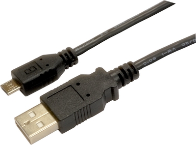 USB2.0 Anschlusskabel Stecker A auf Micro-B 5pol, AWG24/28, 3m, schwarz, Premium EFB Elektronik K5232SW.3