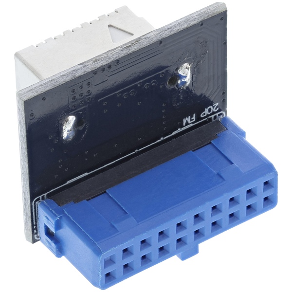InLine® USB 3.0 zu USB 3.1 Frontpanel Key-B Adapter intern Inline 33446F