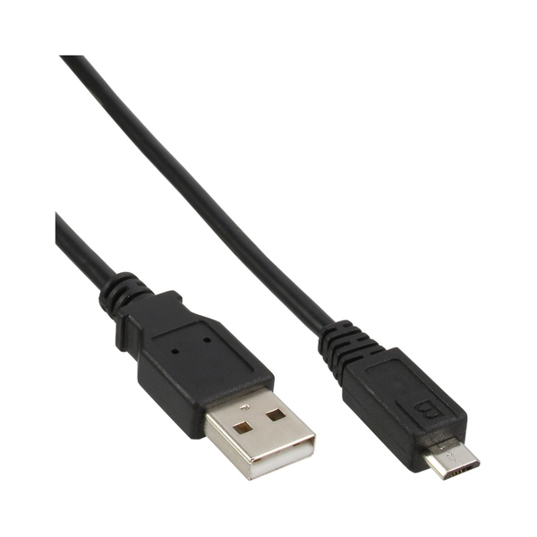 USB 2.0 Adapterkabel A Stecker auf Micro-B Stecker 2m InLine 31720