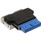 USB 3.0 auf 2x USB A Buchse, Ansicht USB 3.0 Header