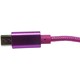 Handyladekabel, pink, für Micro-B Anschlüsse, Ansicht Stecker