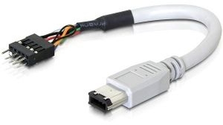 Firewire Adapterkabel  6 Pol Stecker zu Pfostenleiste