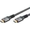 High-Speed-HDMI™ 2.0 Kabel, Ethernet, 4K@60Hz, Textilummantelung, Alu-Stecker, 3m
