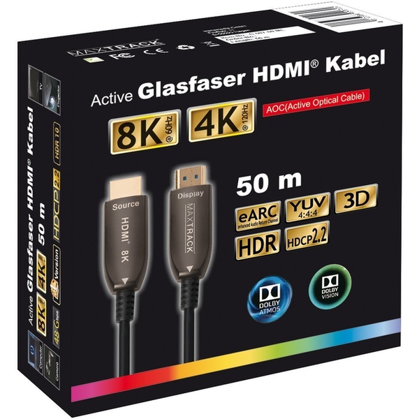 Glasfaser HDMI Kabel, aktiv, Verpackung Glasfaser HDMI Kabel, aktiv, Verpackung