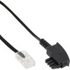 DSL Splitter/Router Kabel TAE-F zu RJ45, 1m InLine 18501