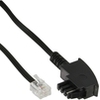 Telefonkabel TAE-F an RJ11, für Telekom/Siemens, 10m
