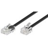 Modularkabel Telefonkabel RJ45-Stecker (8P4C) auf RJ11 Stecker (6P4C) 10m Goobay 68578