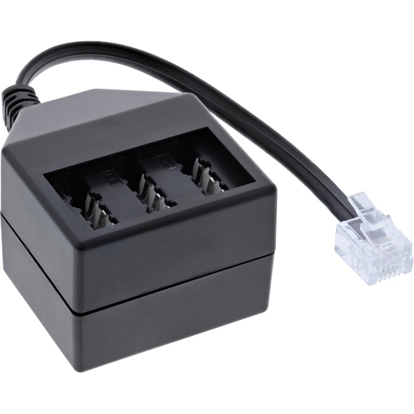 InLine® TAE Adapterkabel, RJ11 (6P4C) Stecker auf TAE NFN Buchse InLine 69942A