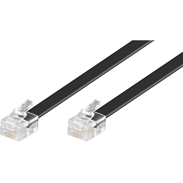 goobay® Modularkabel RJ12, Stecker / Stecker, 6-adrig, 6P6C, 3m Goobay 50321