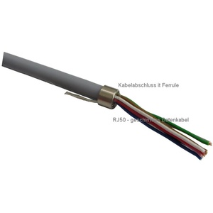 RJ50/RJ48 Datenkabel mit Schirmung